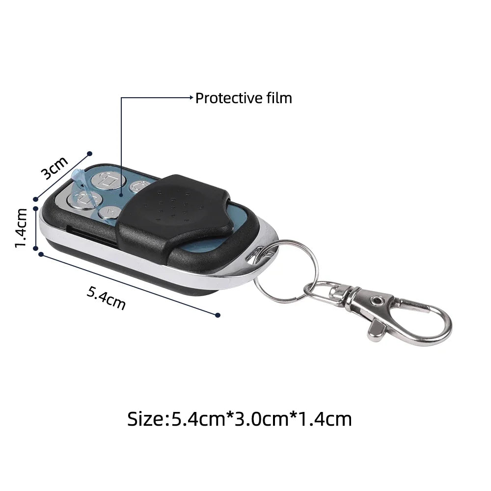 1-50PCS Smart Copy Duplicator 433mhz Remote Control 4 Button Electric Garage Door Gate Remote Cloning 433.92 MHz Transmitter Zpaxo