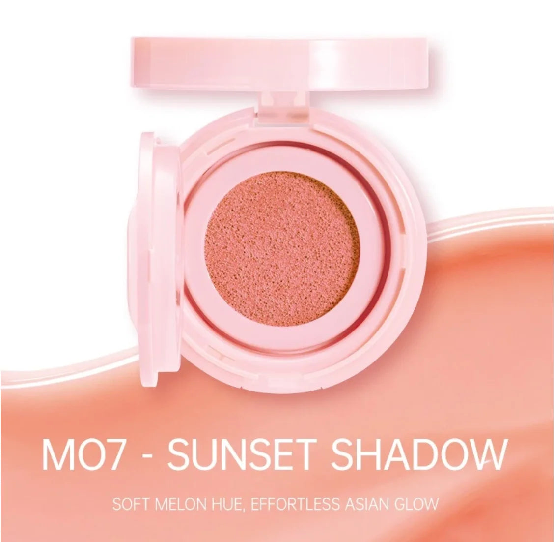 Mooekiss Cushion Blush Matte Finish Natural Nude Shades Moisturizing Yet Non-Oily Compact & Lightweight Original Makeup Cosmetic Zpaxo M07