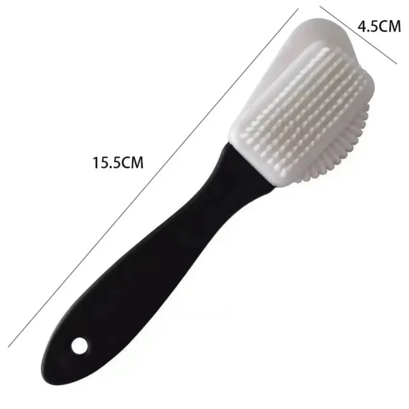 Cleaning Shoe Brush for Suede Nubuck Shoes Stain Dust Shoes Brush Steel Plastic Rubber Boot Household Cleaner Tools Zpaxo