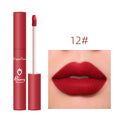 Matte Lip Gloss, Easy to Apply, Non-Stick Cup, Matte Lip Glaze Nude Color, Red, Brown Lipstick, Lip Gloss Gift, Lip Glaze Zpaxo 12Dr40