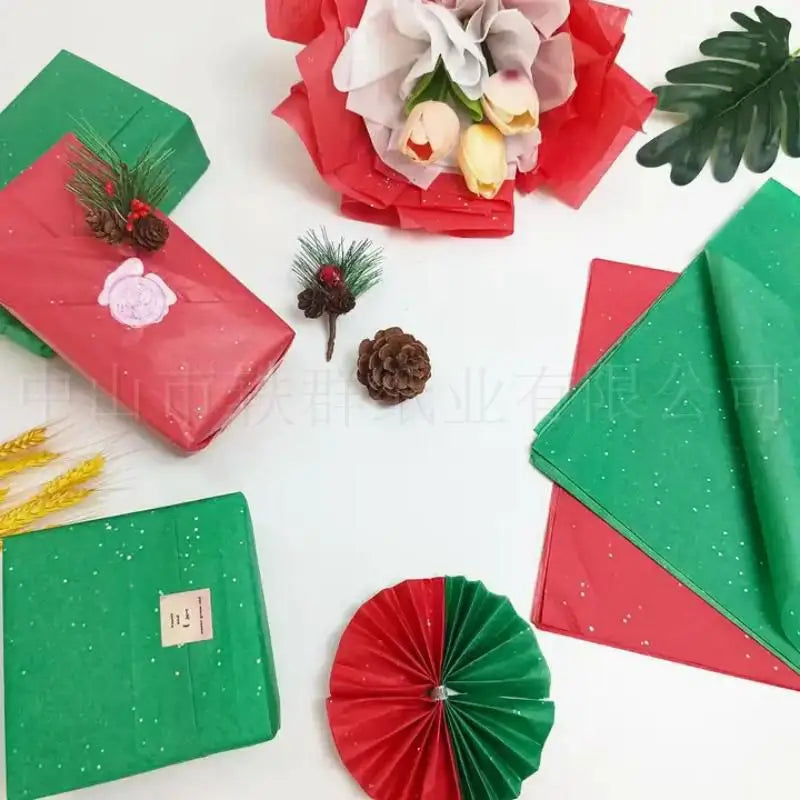 Christmas Wrapping Paper Set – 20 or 36 Sheets | DIY Gift Wrap