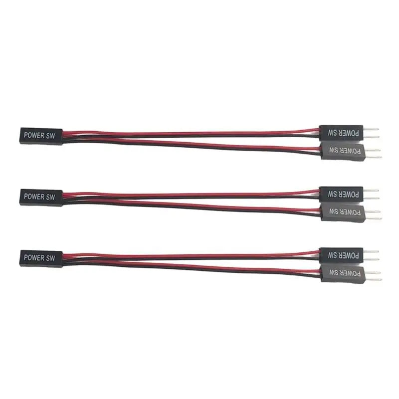 652F Motherboards Power Switches Splitter Cable Double Control ATXes Zpaxo