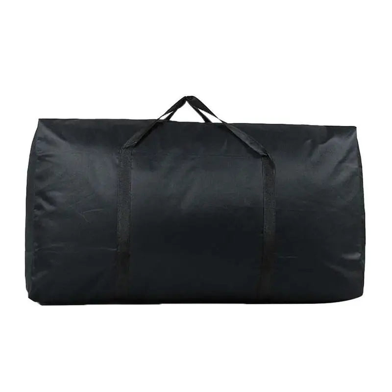 Unisex Large Waterproof Luggage Travel Clothes Storage Bags Zipper Oxford Bag Foldable Portable 80*48*25cm Home Storage Bags Zpaxo black