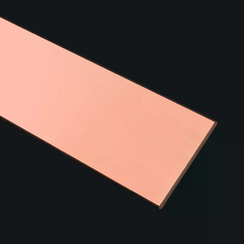 Length 200 300 T2 Copper Flat Bar Strip Pure Plate CNC DIY Material Zpaxo