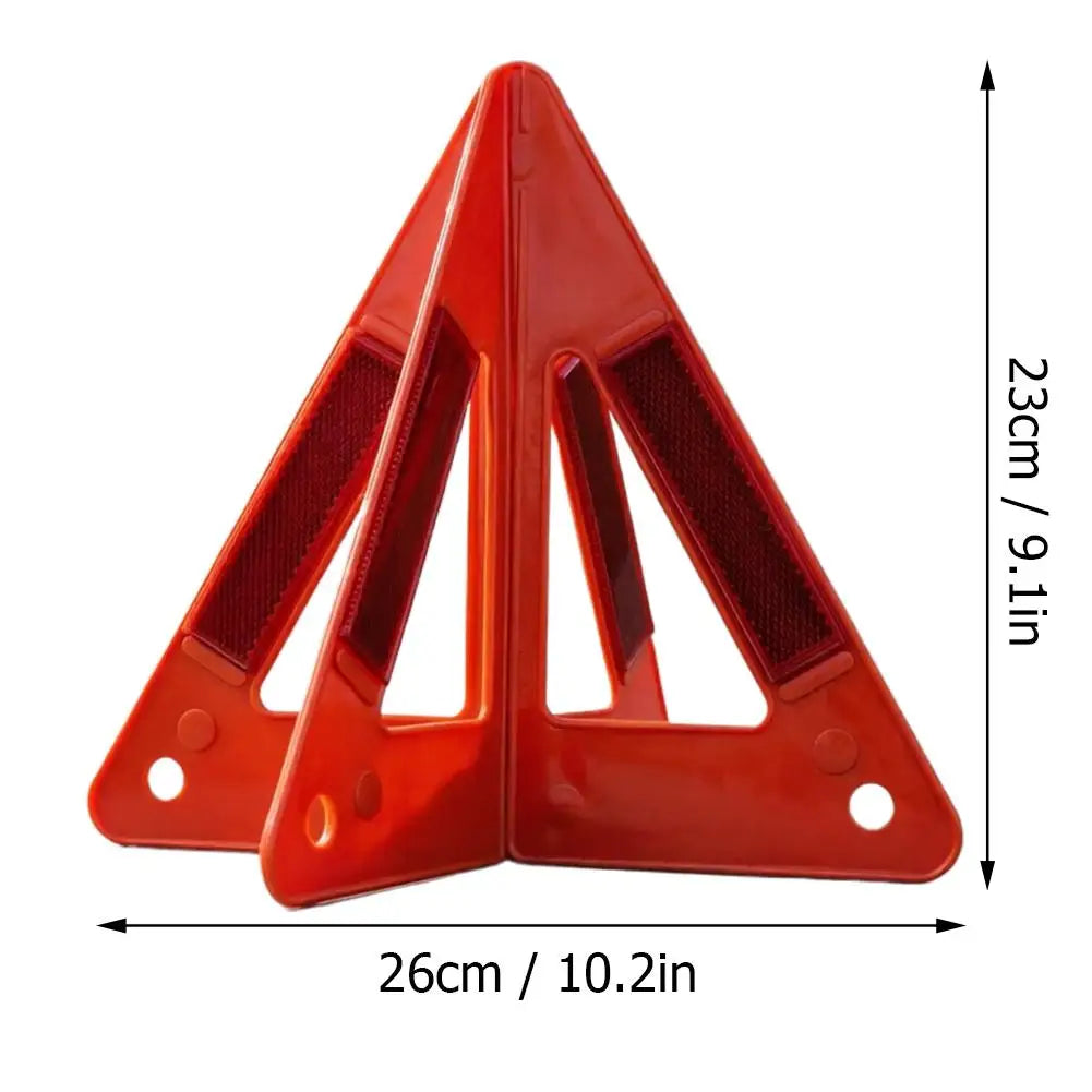 Emergency Reflective Warning Triangle | High-Vis Road Safety Sign Road Safety Sign Zpaxo