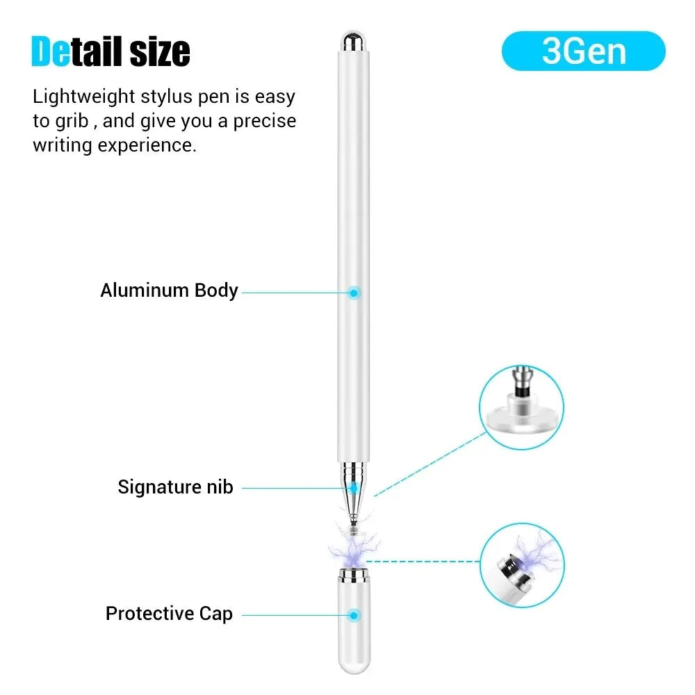 1 Stylus Pen Smartphone Tablet Drawing Capacitive Pencil Universal Zpaxo