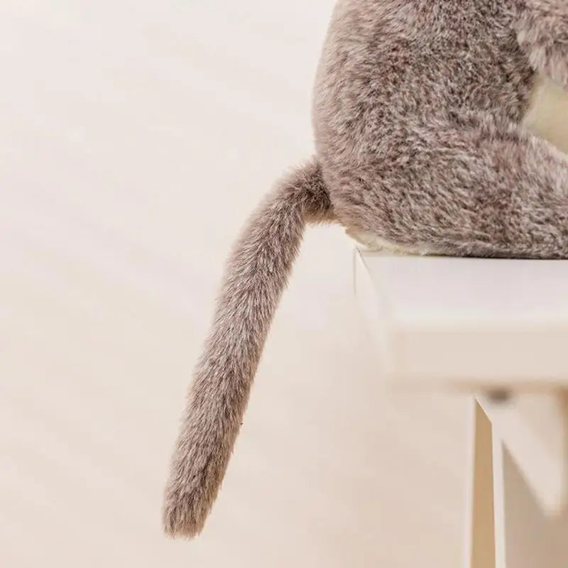 Stuffed Monkey Plush Stuffed Toys Monkey Plush Doll Sleep Aid Huggable Realistic Soft Doll Collectible Kids Toys For Bedroom Zpaxo