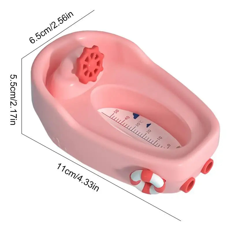 Baby Bath Temperature Toddler Bath Floating Temp Gauge Fast-Reading Waterproof Baby Bathtub Temperature Toy For Travel Nursery Zpaxo