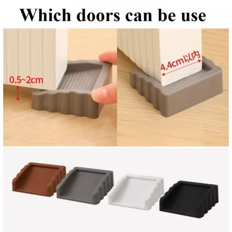 Anti-collision Door Stopper Reusable Safety Wedge Home Office