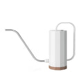 1000ml Flowers Watering Can Stainless Steel Curved Mouth Long Mouth Watering Can Household Removable Nozzle for Bonsai Succulent Zpaxo White