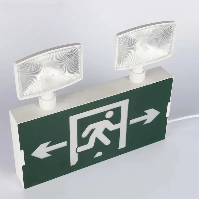 LED Emergency Exit Light – Fire Safety Indicator AC 200-240V Emergency Exit Light Zpaxo