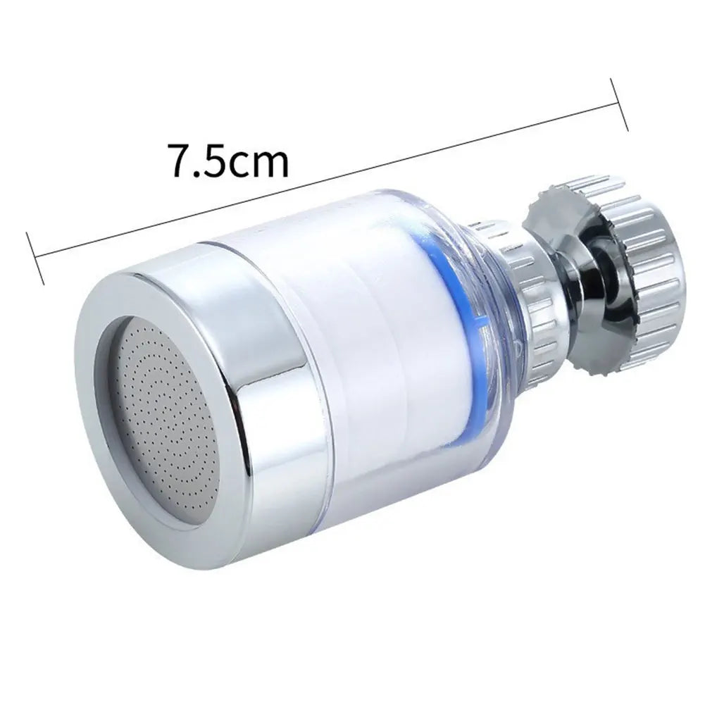 360 Degree Rotating Faucet Filters Bubbler Mount Water Saving Clean