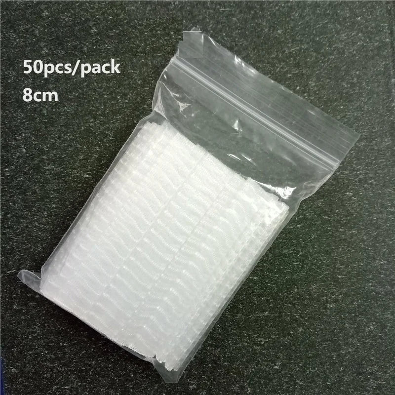 20/50PCS Makeup Brush Protective Mesh Cover Bristle Mesh Sleeve Bouquet Mesh Cover Makeup Brush Anti-frill Protective Net Zpaxo 50pcs 8cm