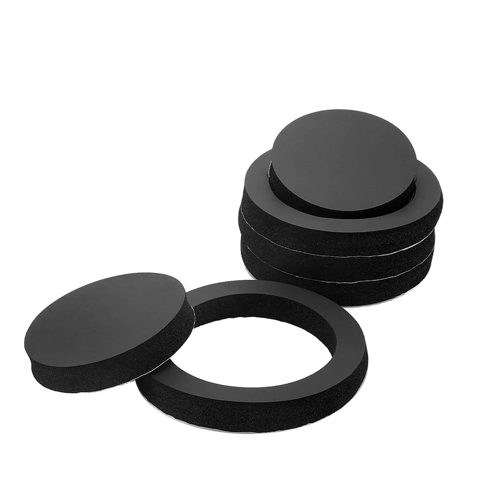 6 5-inch Car Speaker Ring Bass Door Trim Sound Insulation Cotton Self
