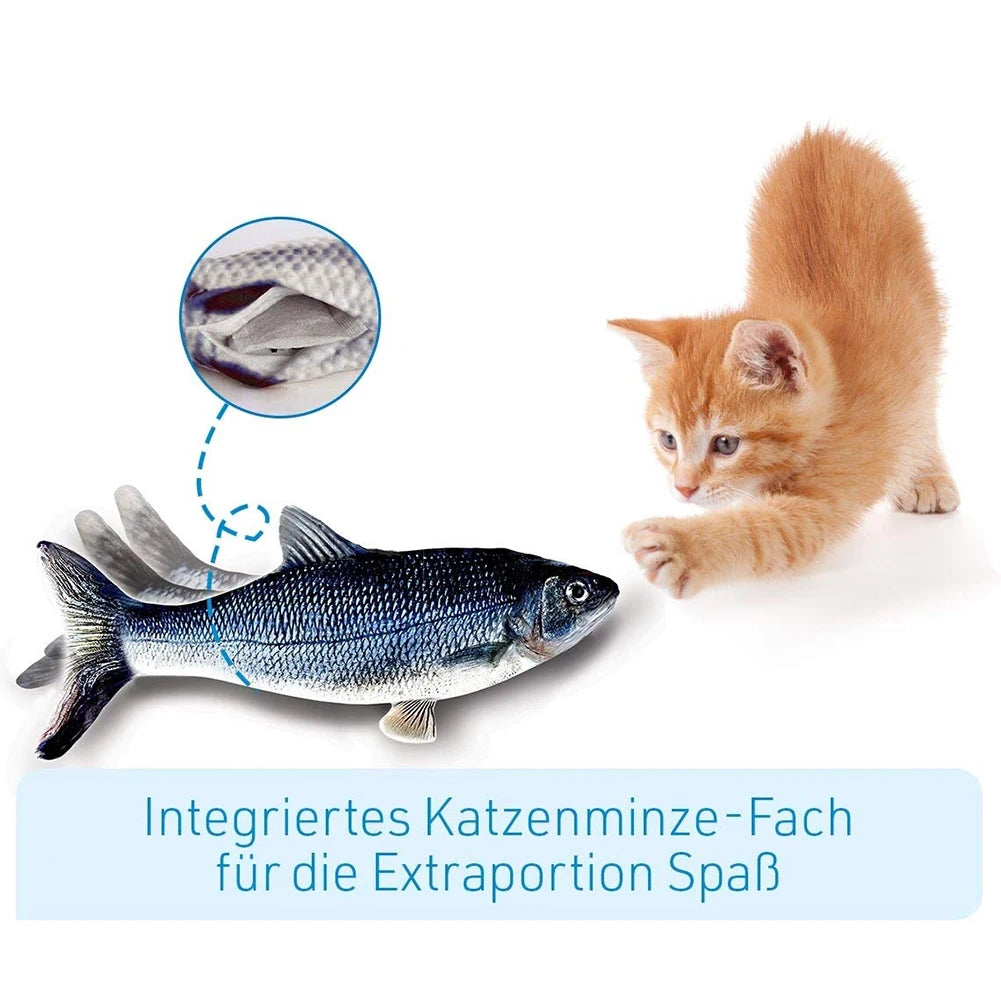 Electric simulation fish Household rechargeable pet toys Zpaxo