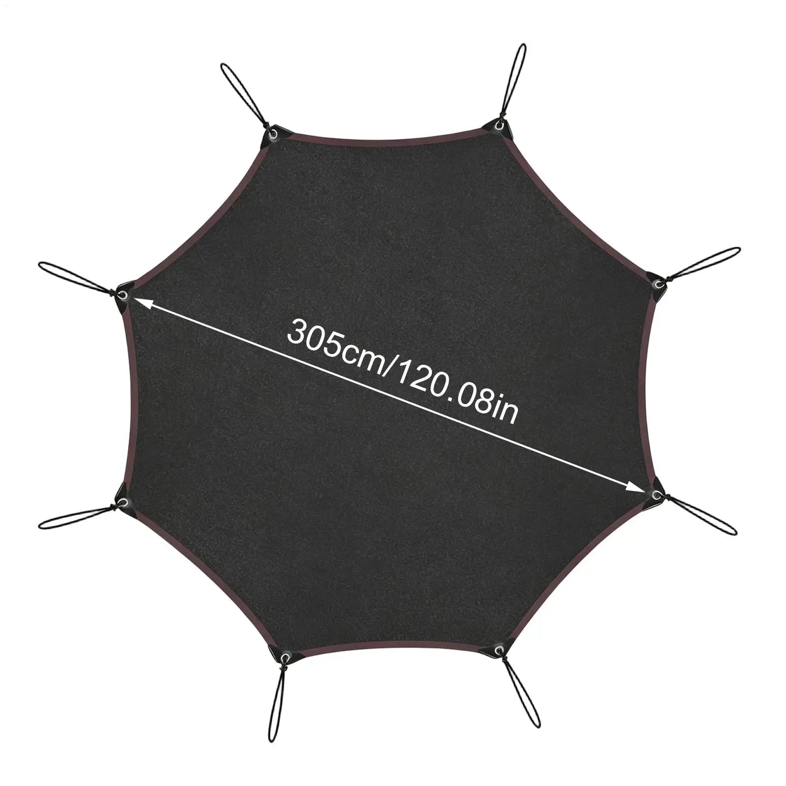 10/12/14FT Trampoline Sunshade Tent Cover Trampoline Shade Cover Trampoline Protection Cover Compatible Sunshade Accessories Zpaxo