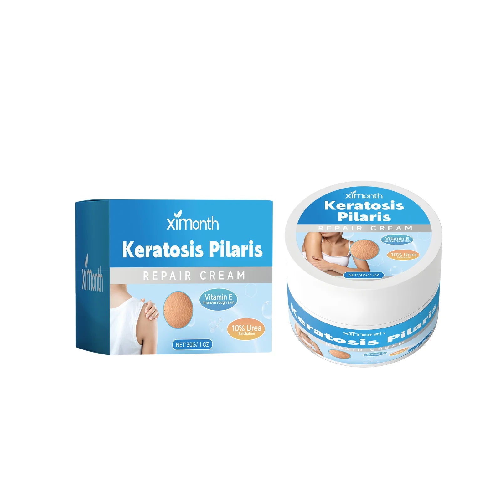 Chicken Skin Repair Cream Curing Body Keratosis Pilaris Remove Acne Sp-ot Rough Bumpy Pore Moisturizing Smooth Whi-tening Lotion Zpaxo 30g boxed
