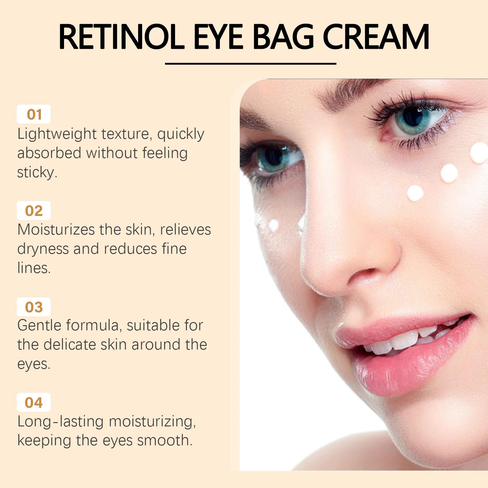 Jaysuing Retinol Eye Cream – Dark Circles, Bags & Wrinkles Retinol Eye Cream Zpaxo