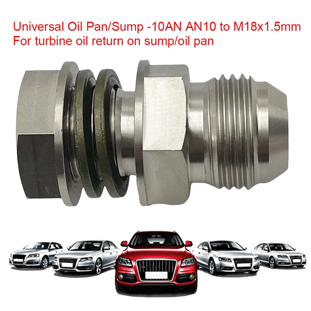 10AN M18x1 Oil Sump Return Drain Adapter Bung Fitting 315-04301-010