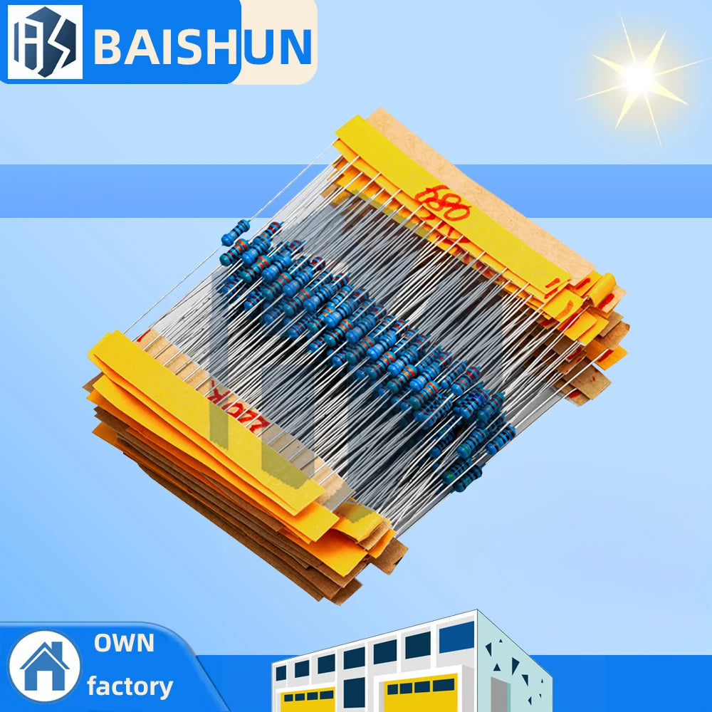 10 1M 1 4W Metal Film Resistor Assortment 30 Values Each Key Zpaxo Default Title