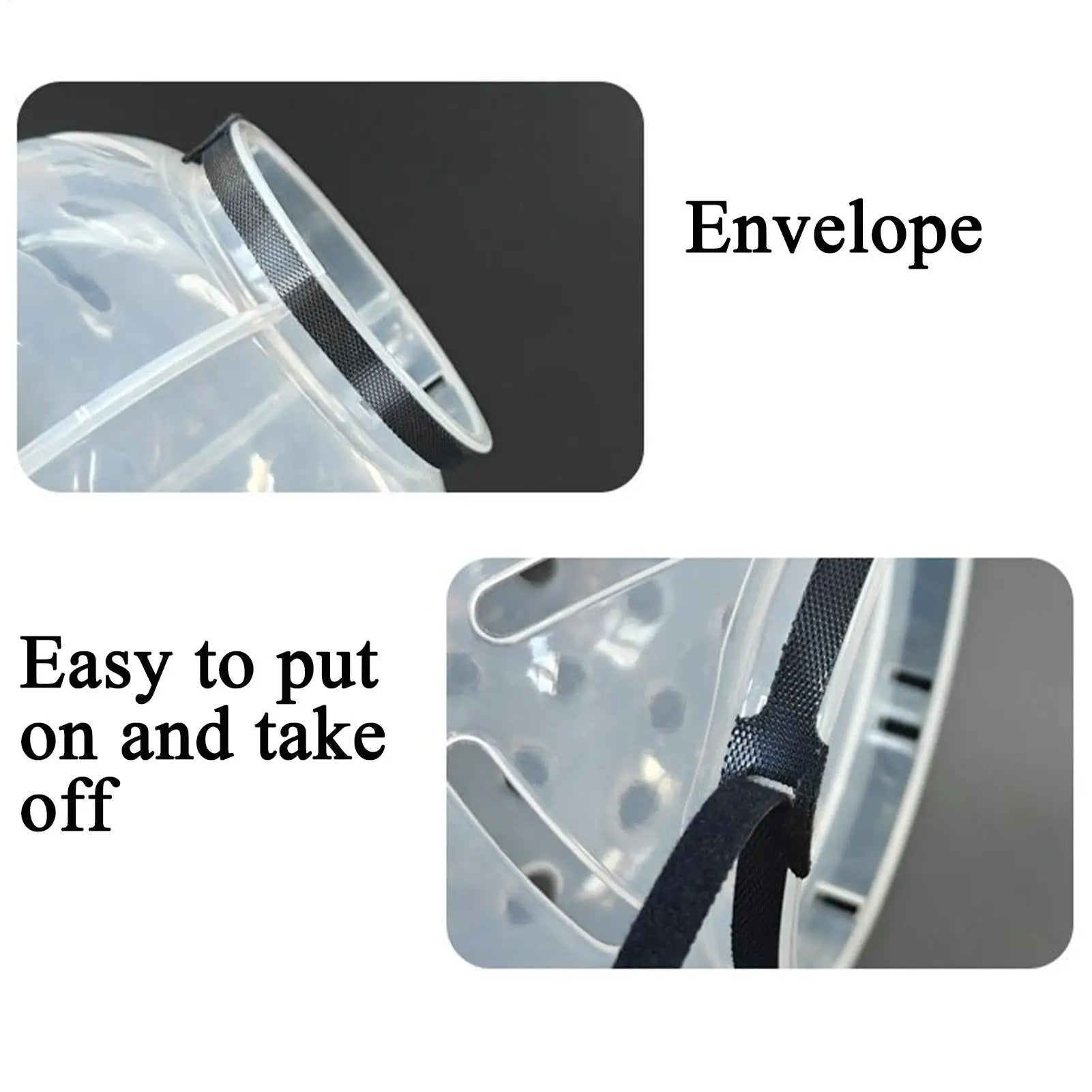 Cat Bubble Muzzle Transparent Breathable Face Cover Cat Hood for Small Dogs Bathing Shedding Nail Trimming Shower Behavior Zpaxo