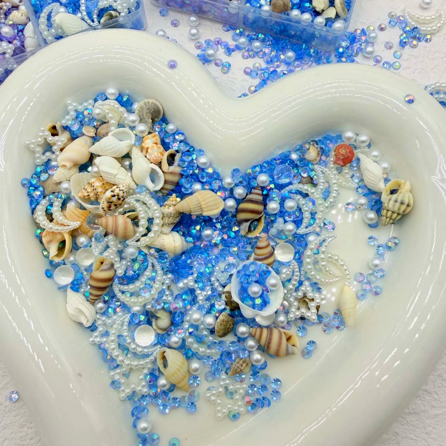 Ocean Resin Filler Kit – Shells, Starfish, Glitter Jewelry Decor Resin Craft Fillers Zpaxo