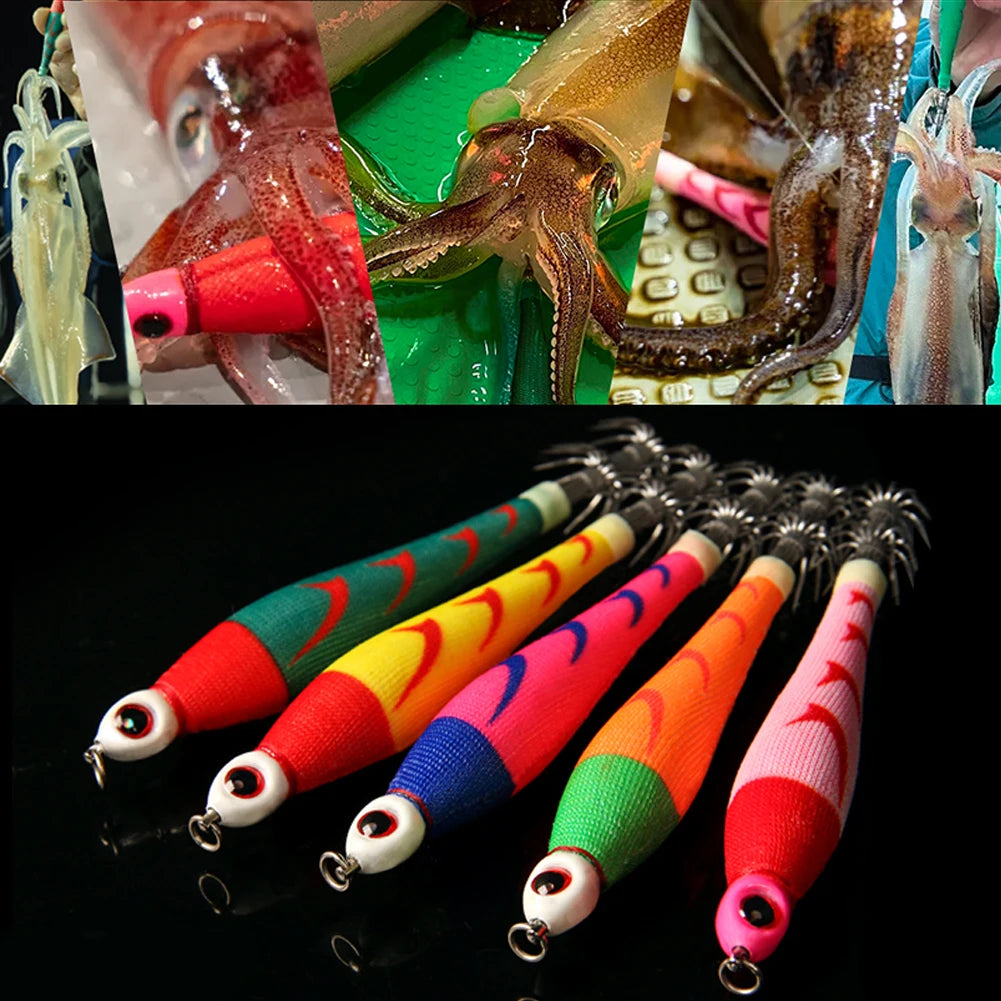 Luminous Squid Hook Cuttlefish Attracting Lure Double Glow Dark Bait