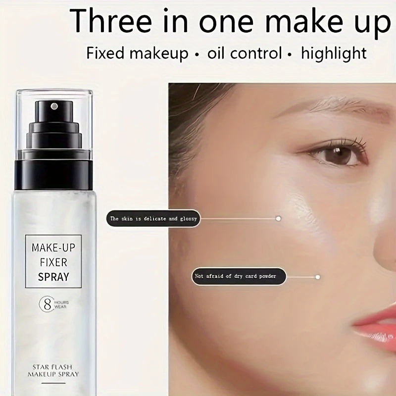 Quicksand Makeup Setting Spray 100ml,Oil Control Makeup Fixing Setting Spray with Lightweight for Flawless Matte Finish&Radiant Zpaxo