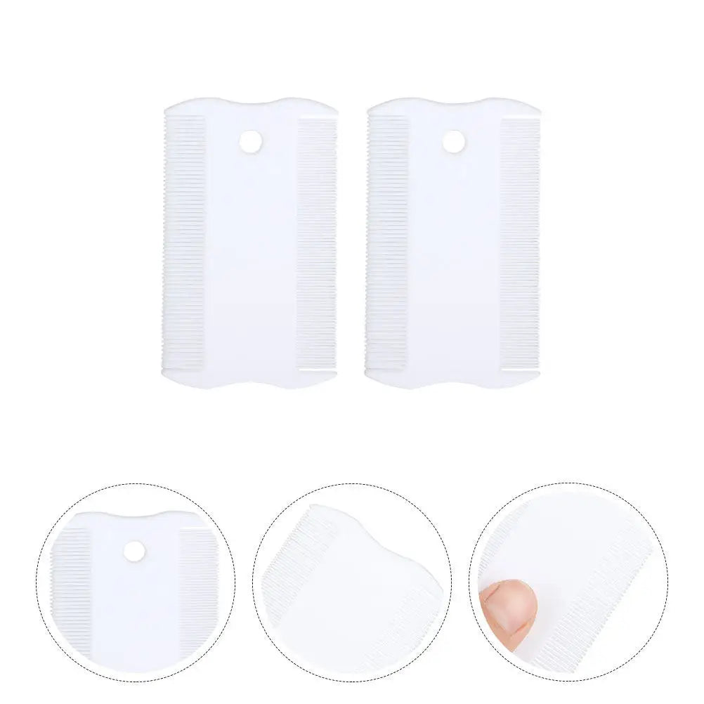2Sets Portable Pet Grooming Comb Dogs Cats Fine Teeth Dematting Brush