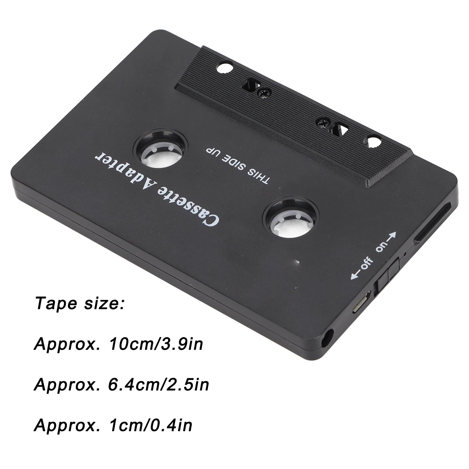 Bluetooth Cassette Adapter Noise Reduction Stereo Fidelity Tape Aux
