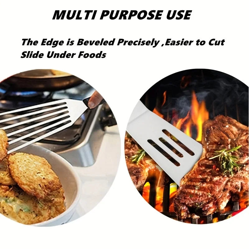 Mini Stainless Steel Spatula Multi-functional Turner Flipping Cutting