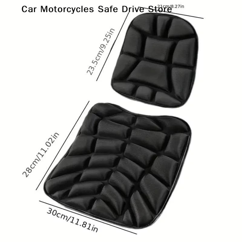 CM2PCS 3D Comfort Gel Cushion Fit Seat Breathable Universal Shock