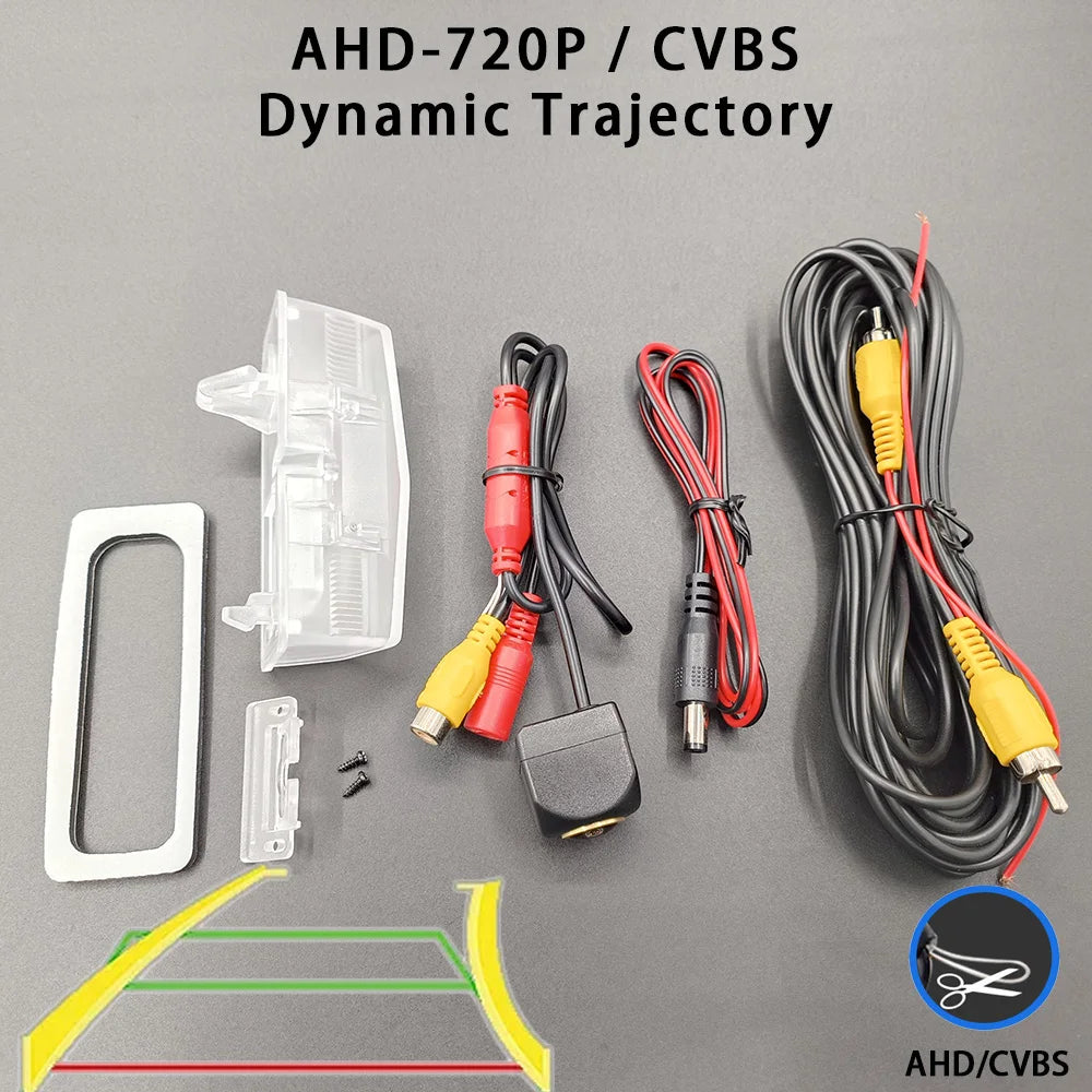 170 Degree AHD 1080P CVBS Reverse Backup Rear View Camera Toyota RAV4