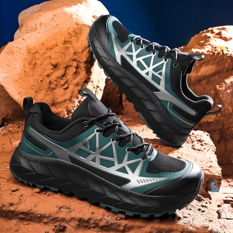 Men's Casual Sneakers Luxury Trainer Shoes Breathable Race Running
