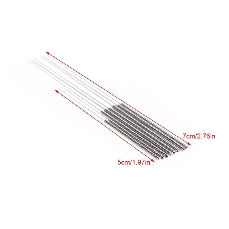 652F for MK8 0.2/0.25/0.3/0.35mm Brass Nozzles Cleaning Needles for 3D Printers Zpaxo