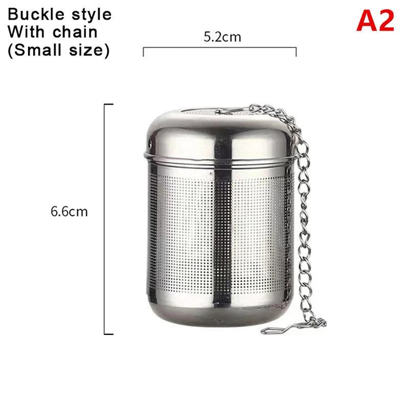 Stainless Steel Teapot Reusable Mesh Infuser Tea Strainer Leaf Spice Zpaxo A2