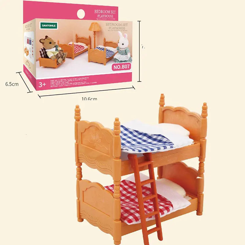 1 12 Forest Family Dollhouse Furniture Montessori Miniature Doll Zpaxo B07