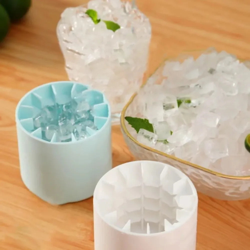 Silicone Ice Cube Mold Crushed Bucket Summer Homemade DIY Zpaxo
