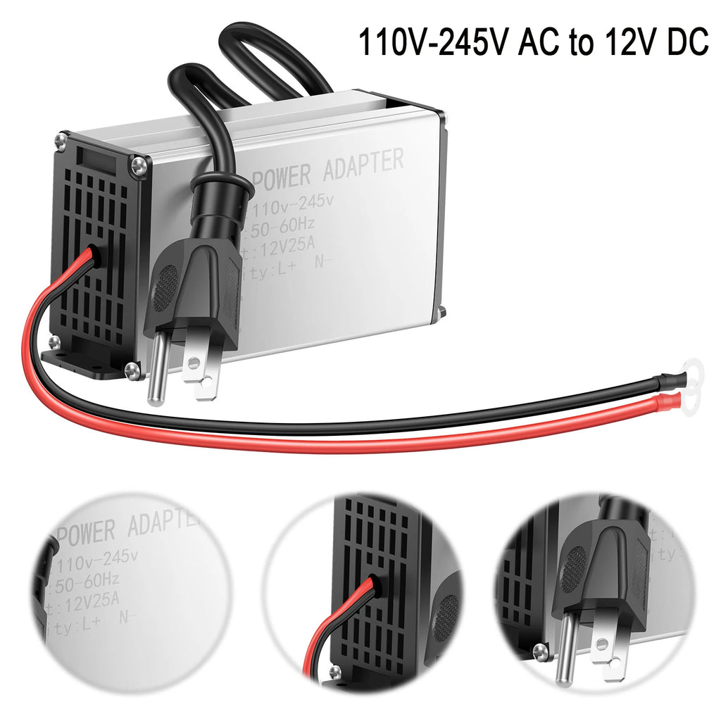 110V-245V to 12V Power Converter Adapter Diesel Heater Convert Multiple Safety Mechanism Power Supply Transformer Adapter Zpaxo