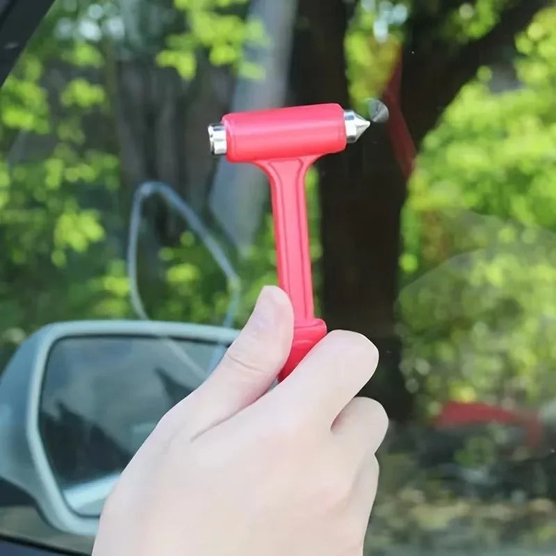 2-in-1 Car Emergency Escape Hammer & Seat Belt Cutter
