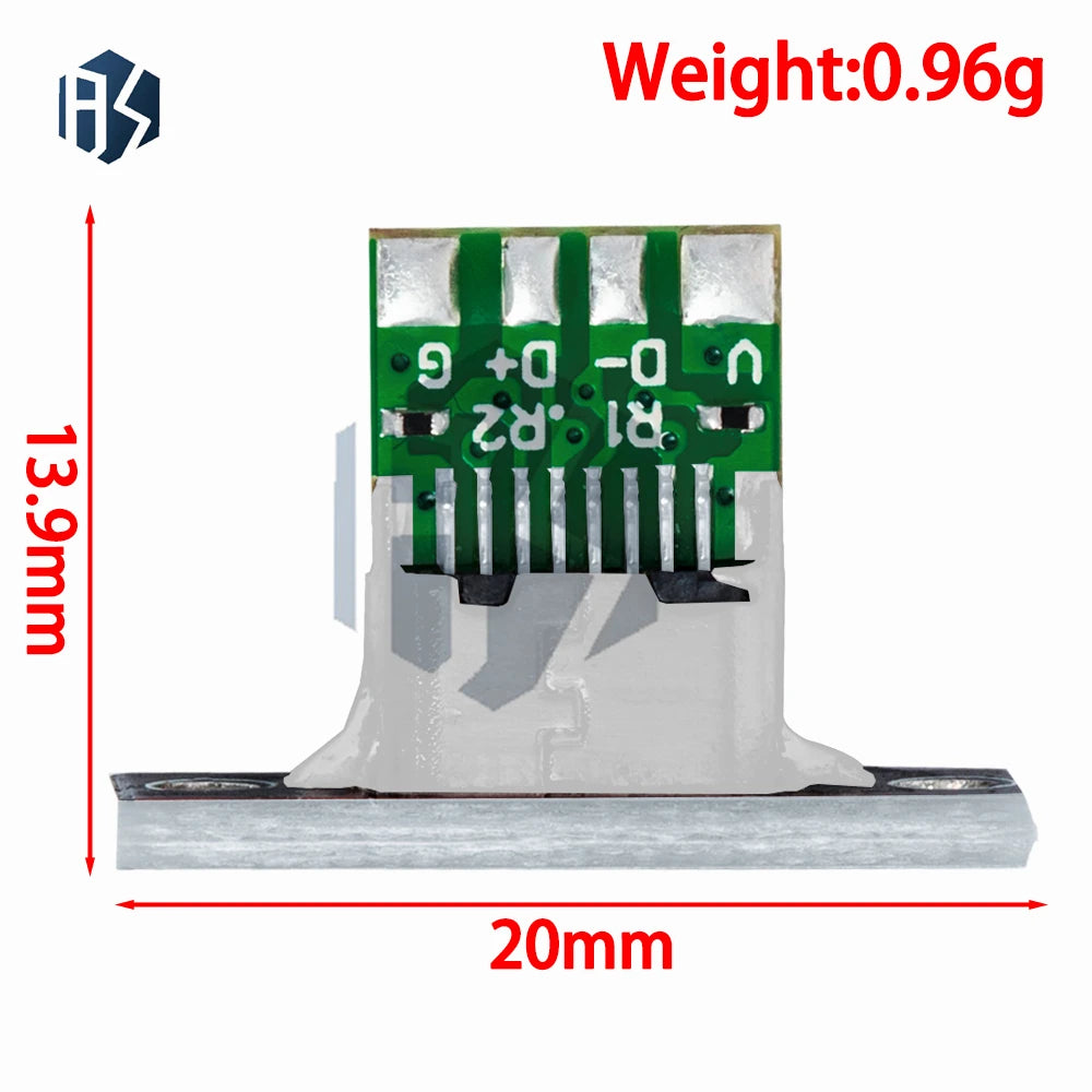 Keyboard Mod Type-C Female Cable – Data & Charging (Fixed Board, USB Key Cable Separation) Zpaxo
