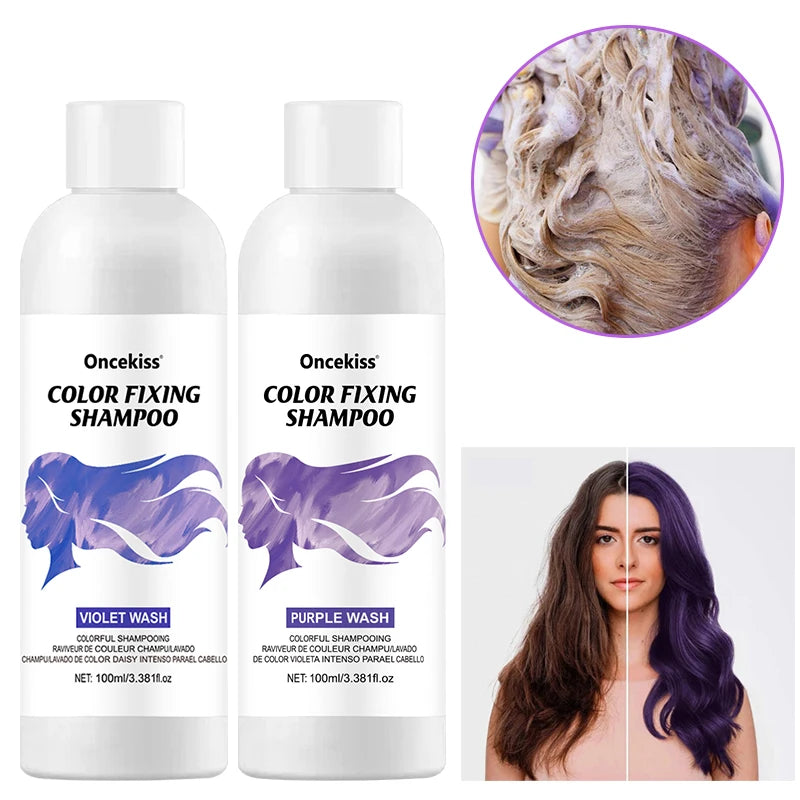 Temporary Hair Shampoo Instant Dye Semi-permanent Wash Emi Permanent Zpaxo