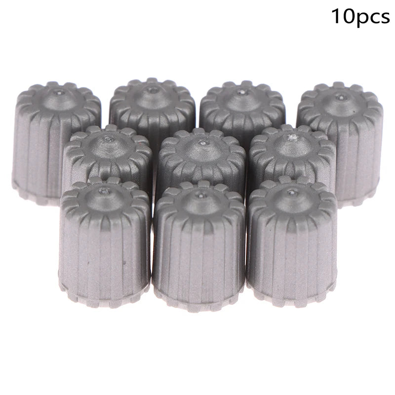 Car Tire Valve Stem Caps Nylon Tyre Air Port Dust Covers W Gasket