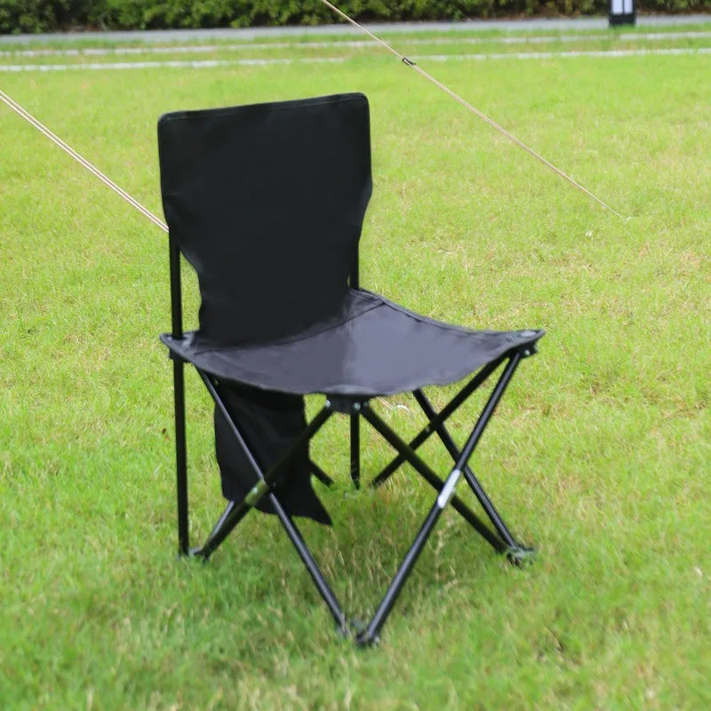 Outdoor Portable and Durable Art Sketching Bench Fishing Chair Folding Chair Multifunctional Oxford Cloth Backrest Fishing Chair Zpaxo