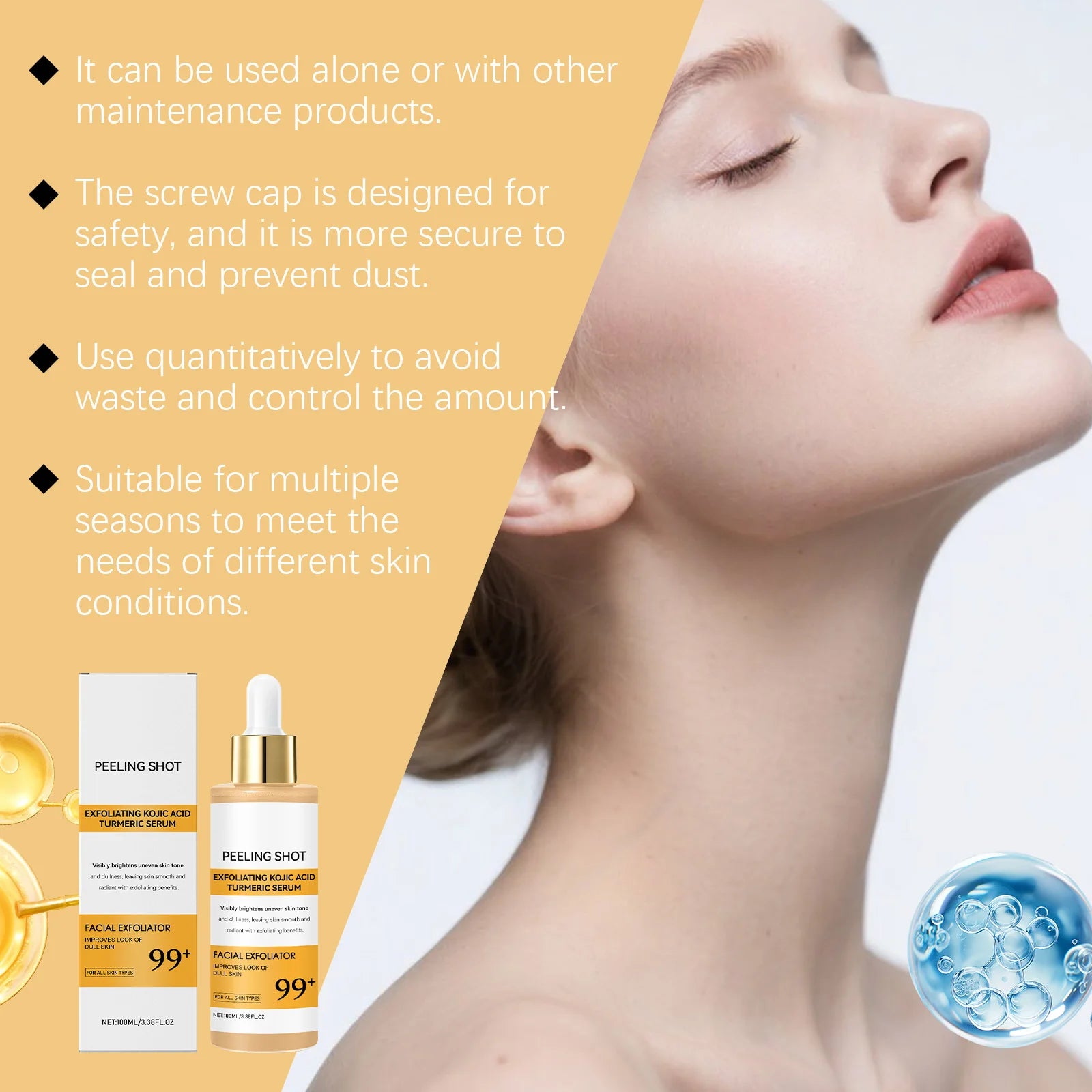Turmeric Brightening Skincare Set – Serum & Cream for Dark Spots Brightening Skincare Set Zpaxo