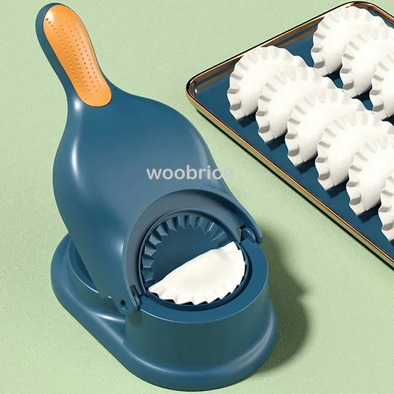 2 In1 Dumpling Maker DIY Kit Wrapper Presser Manual Labor-Saving Ravioli Empanadas Dough Skin Molder Machine Kitchen Gadgets Zpaxo