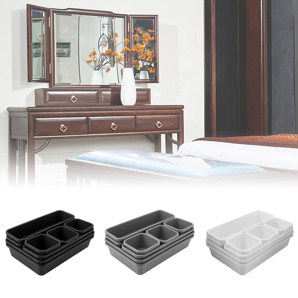 Make Up Organizer Box Storage Drawer Closet Cover Kitchen Bathroom