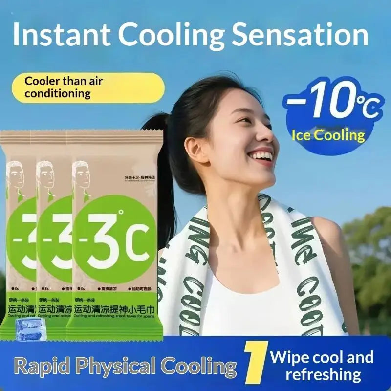 Instant Cooling Sports Towel – Gym, Hiking & Travel