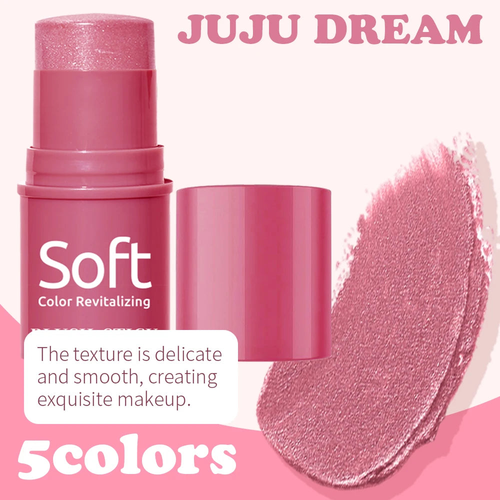Velvet Matte Smooth Blush Stick Long-lasting And Low Saturation Natural Makeup Effect And Easy To Apply Zpaxo