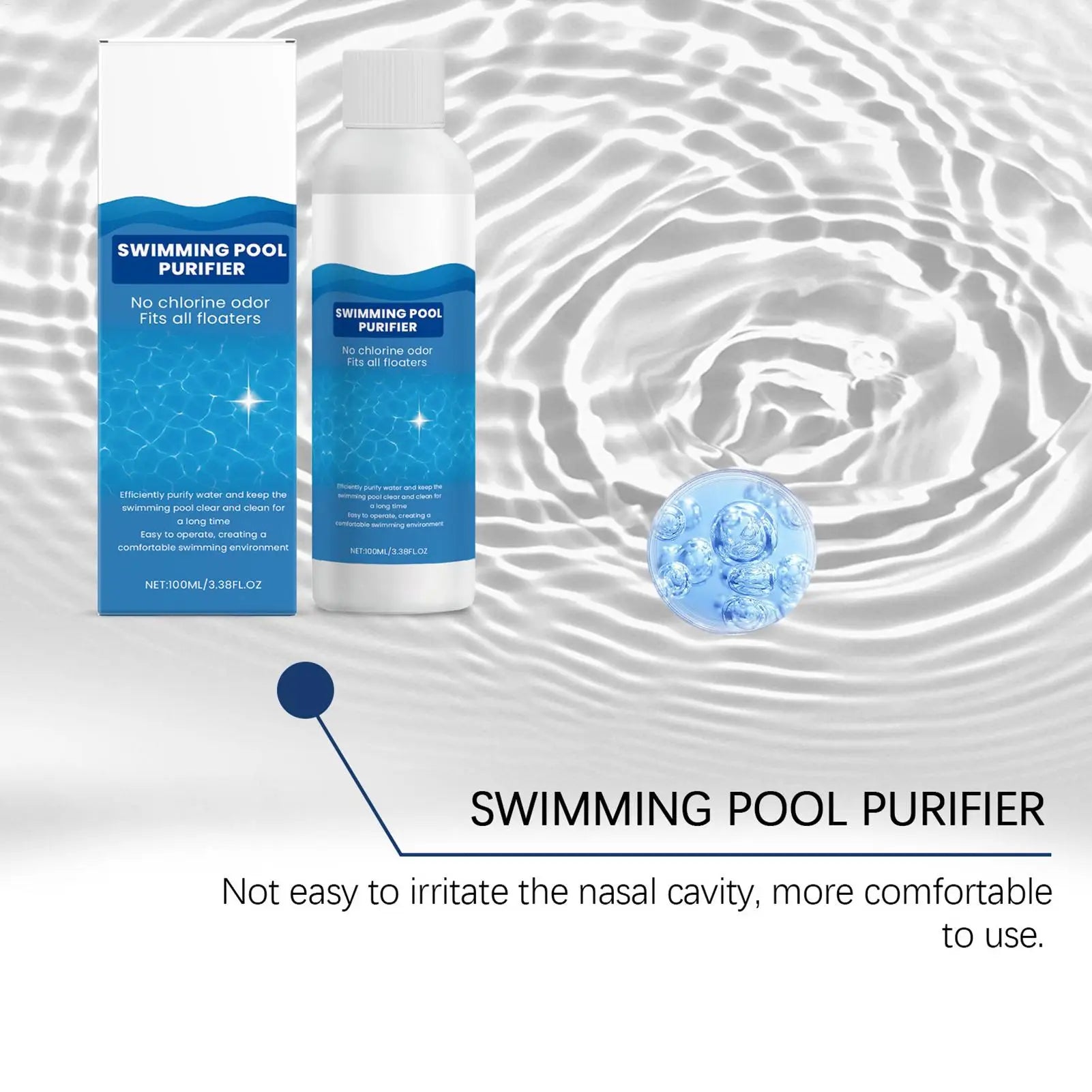 Swimming Pool Clarifier Fast Cleaning Clarifying Solution Quick